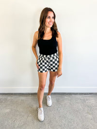 Checkered Lounge Shorts