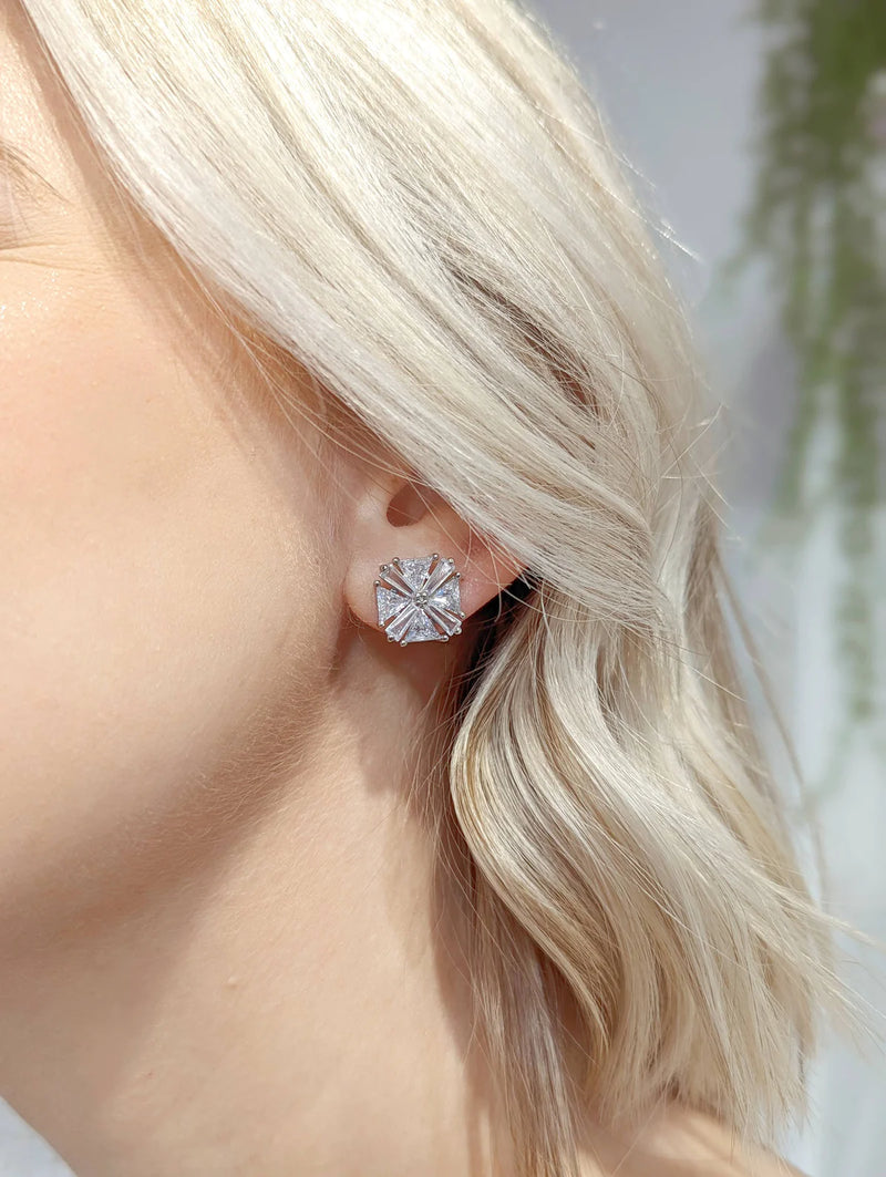 Large Crystal Studs