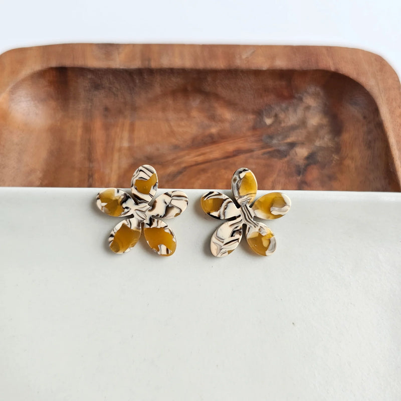 Blossom Studs- Mustard