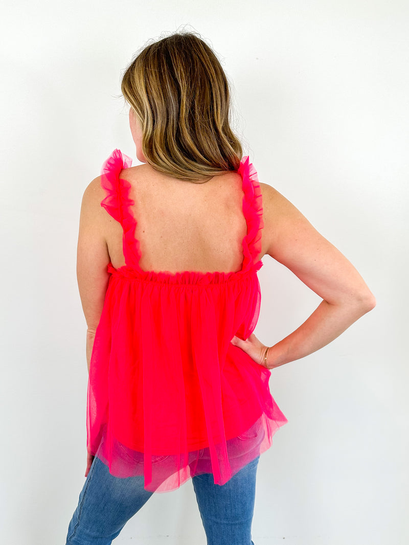 Hot Pink Party Top