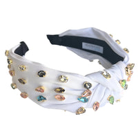 Gem Headband- White