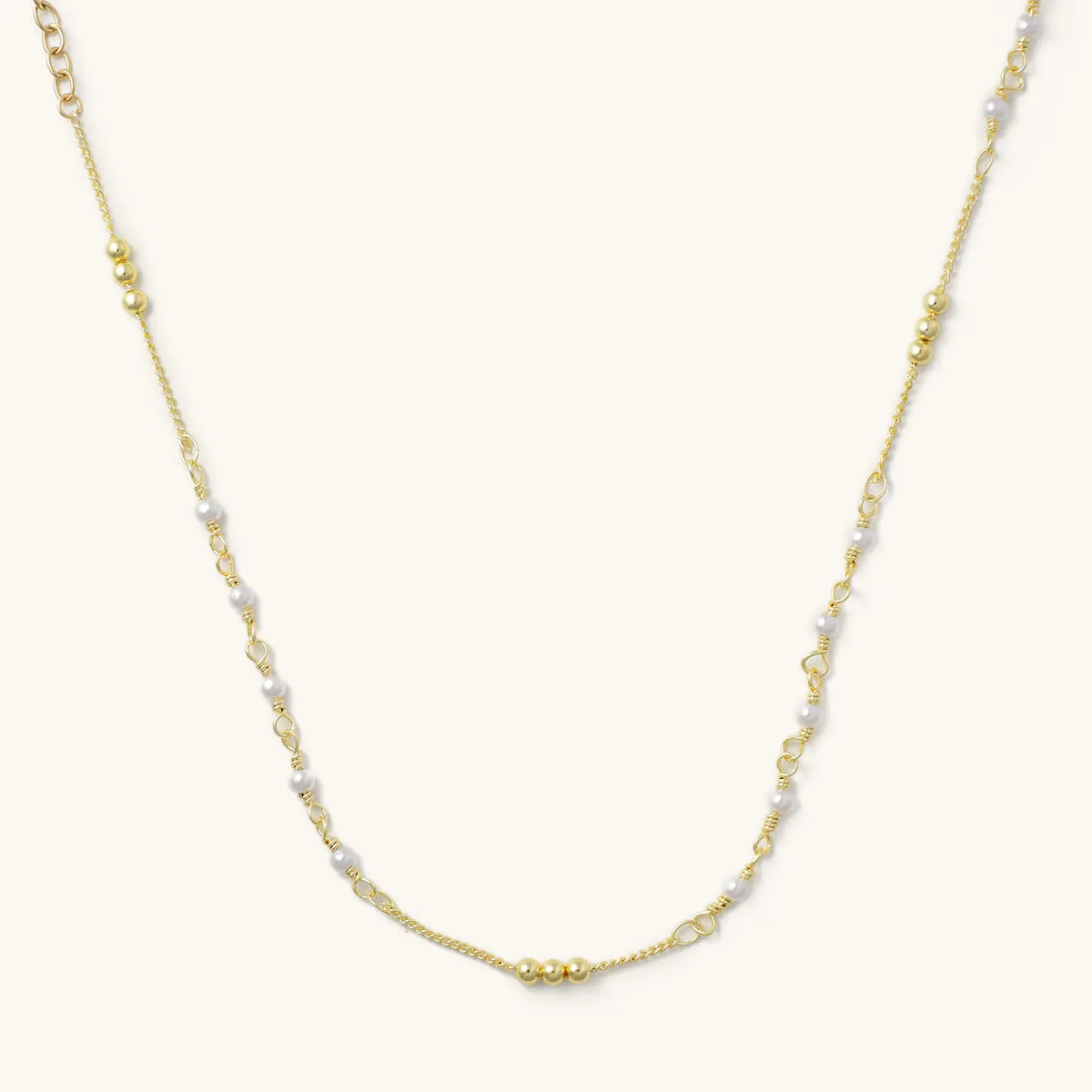 Gold and Pearl Choker