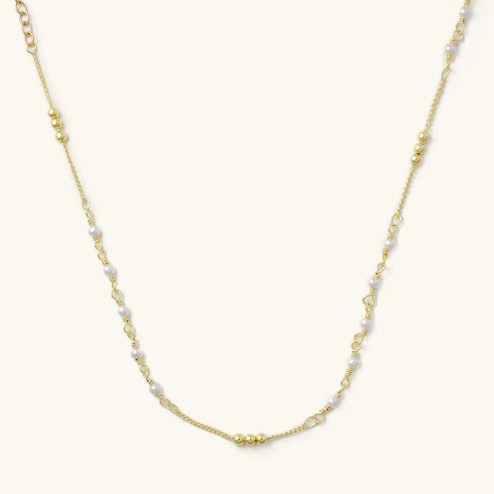 Gold and Pearl Choker