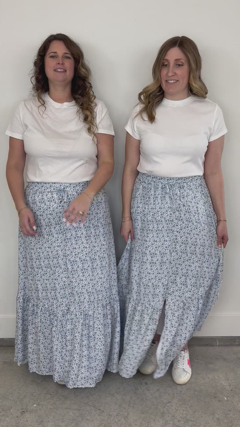 April Showers Maxi Skirt