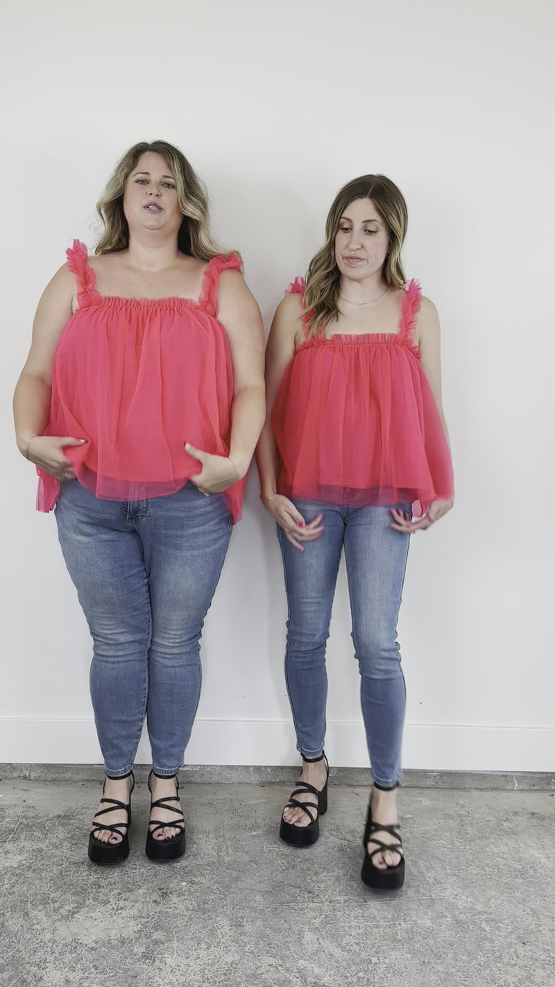 Hot Pink Party Top