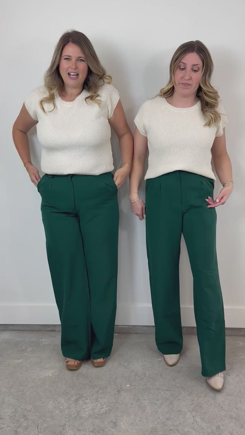 Summer Girl Hunter Green Pant