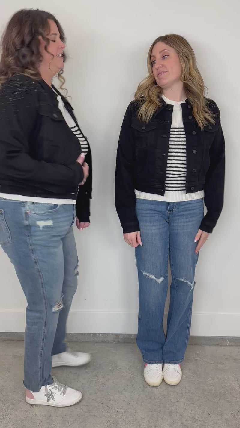 Welcome to NY Black Denim Jacket