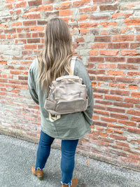 Olive Long Sleeve Distressed Shirt