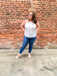 Striped Linen Tank