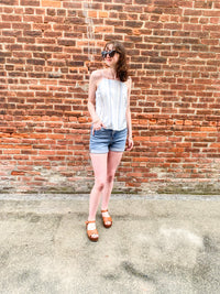 Striped Linen Tank