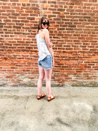 Striped Linen Tank