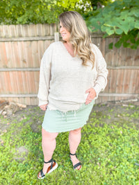 Sage Linen Skirt