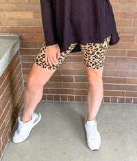 Cheetah Biker Shorts