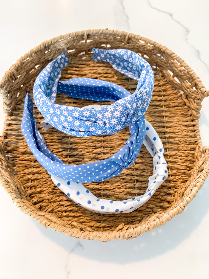 Blue Knot Headbands