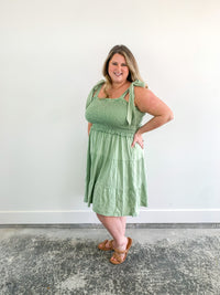 Playtime Tie Shoulder Dress