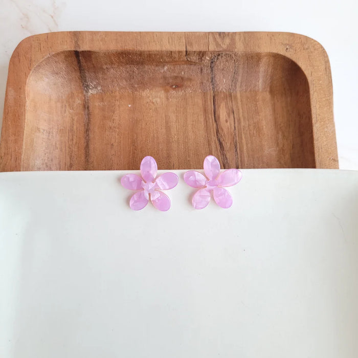 Blossom Studs- Purple