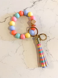 Rainbow Silicone Keychains