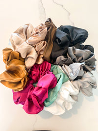 Large Satin Scrunchies