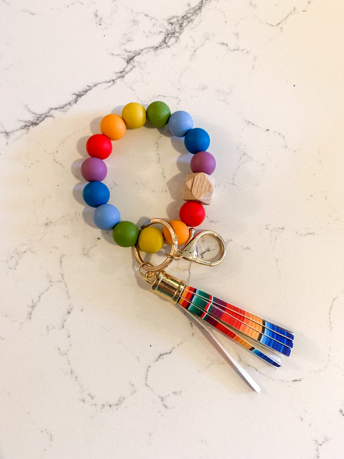 Rainbow Silicone Keychains