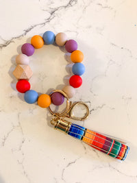 Rainbow Silicone Keychains