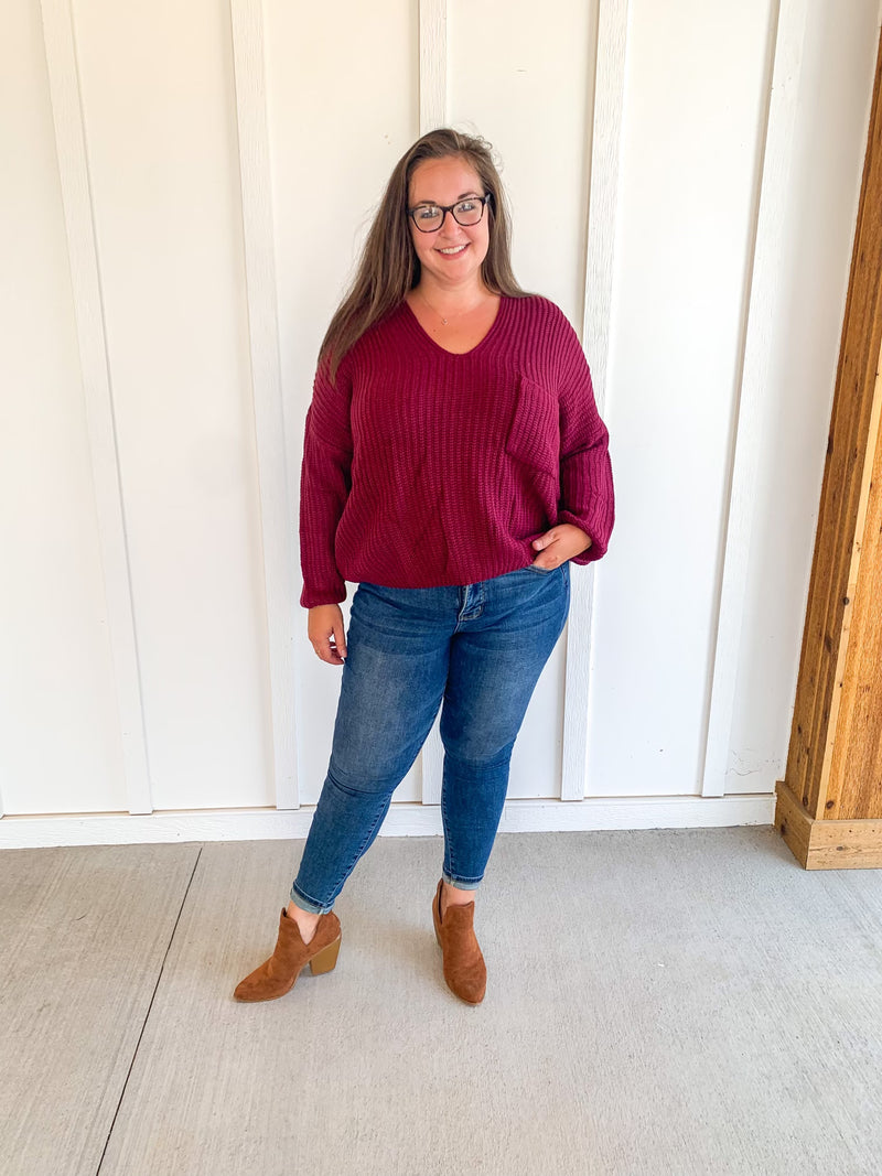 Wine Sweater