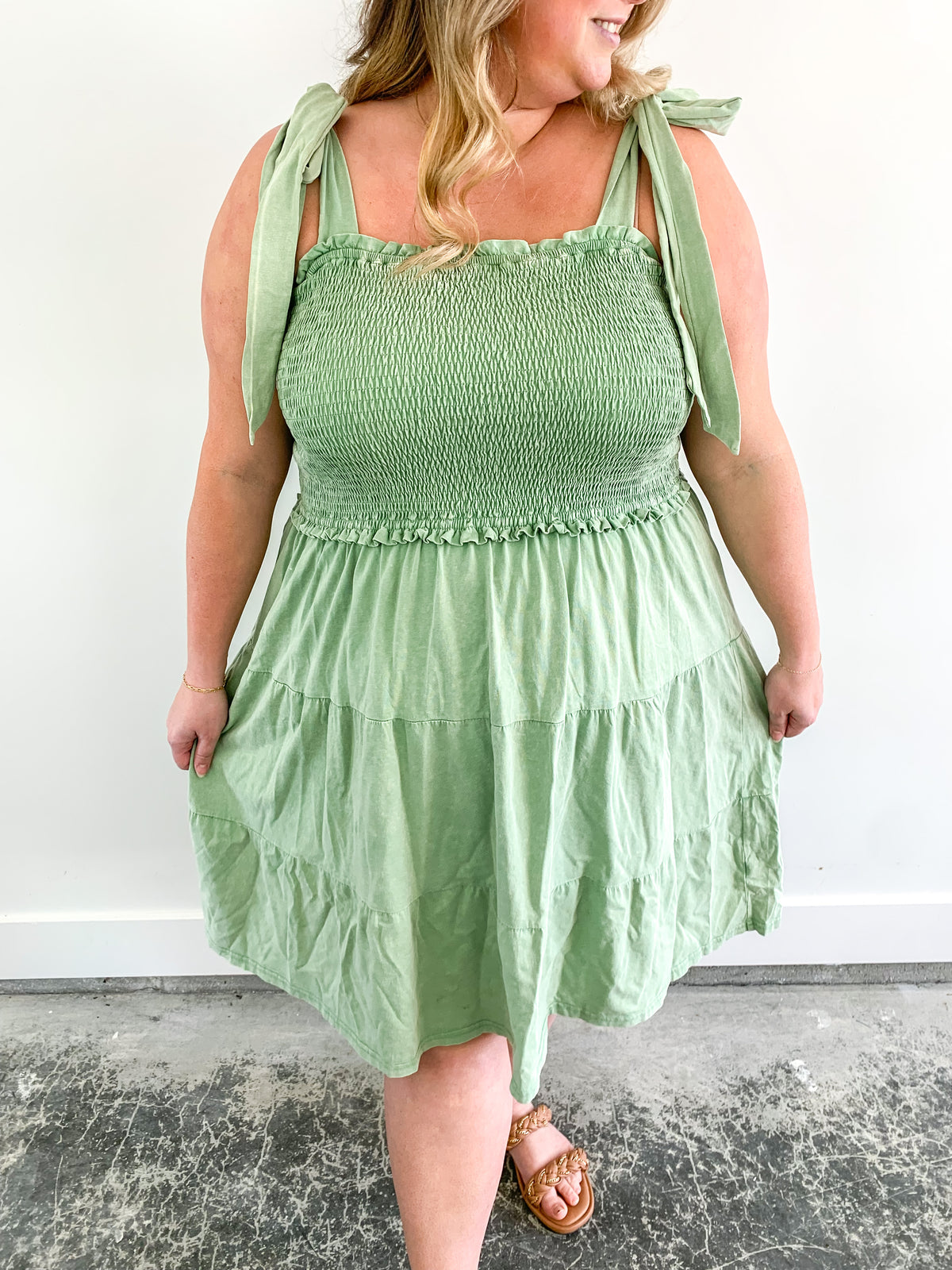 Playtime Tie Shoulder Dress