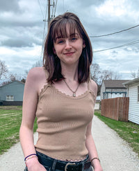 Scalloped Brami Tank