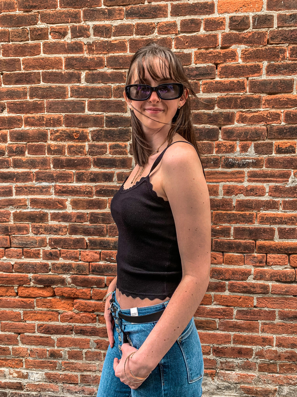 Scalloped Brami Tank