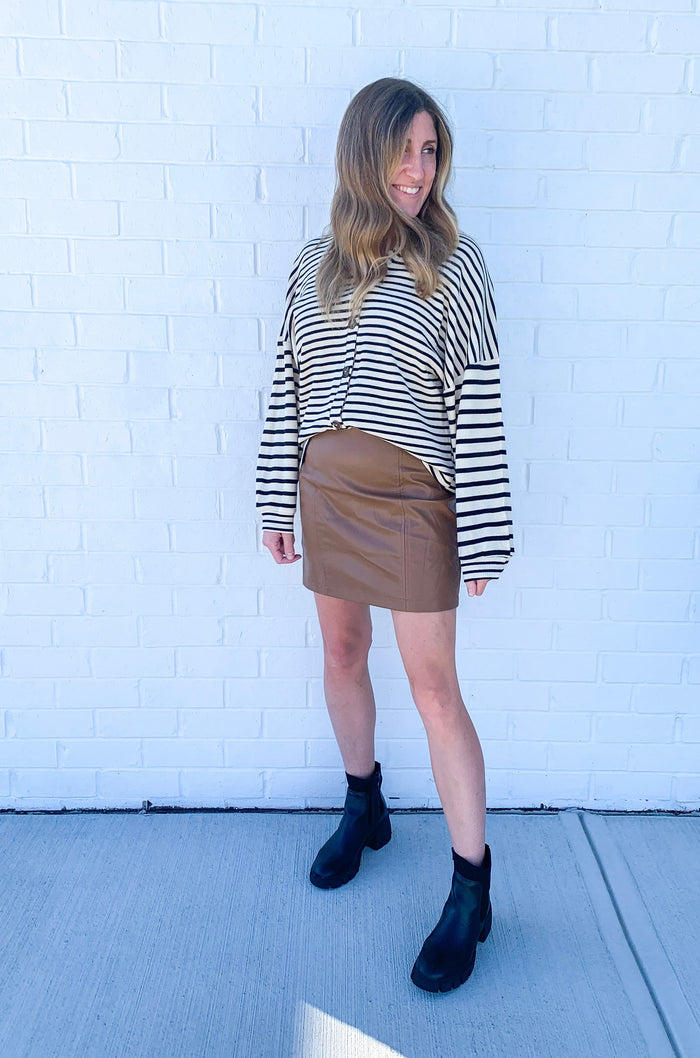 Leather Skirt