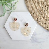 Lola Earrings- Gold Flake